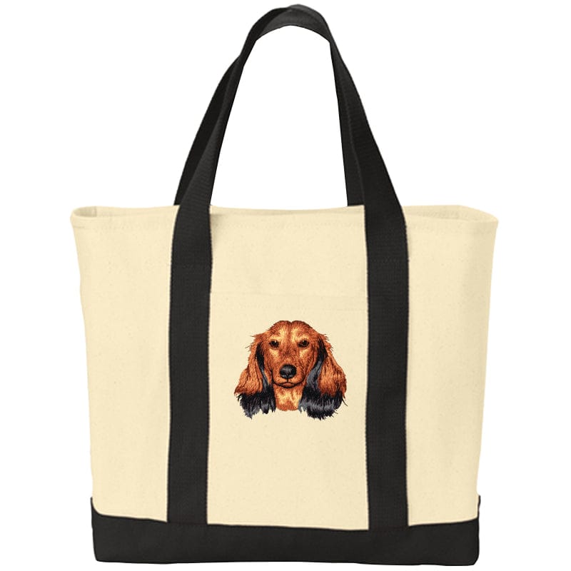 Dachshund Embroidered Tote