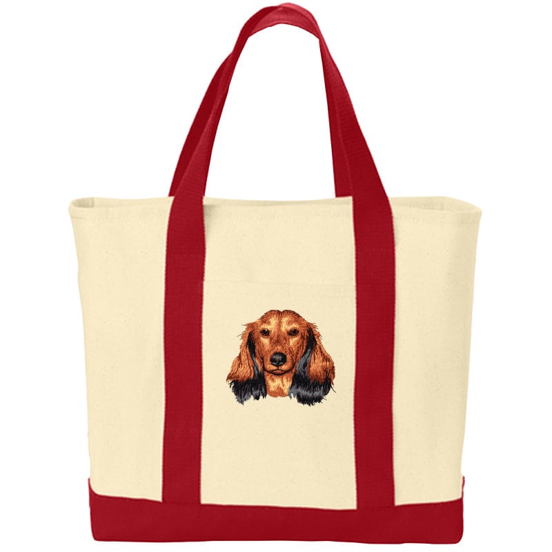 Dachshund Embroidered Tote