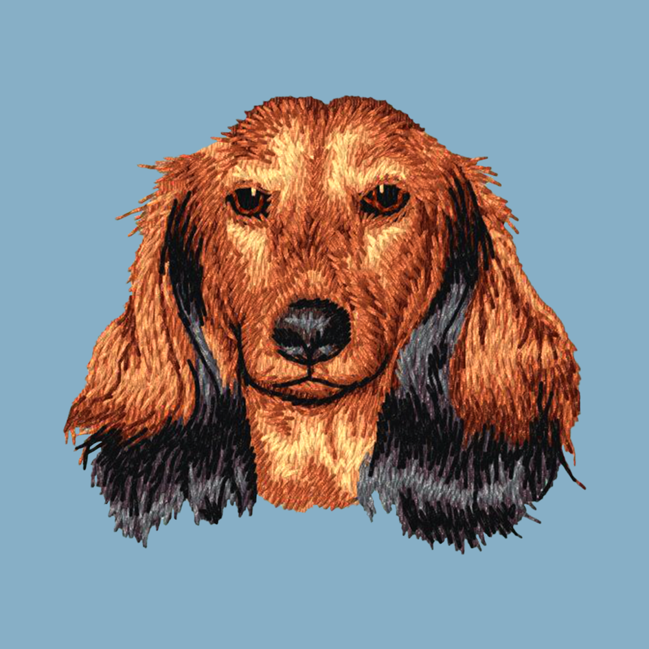 Dachshund Embroidered Classic Long Sleeve Shirt