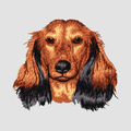Dachshund Embroidered Classic Long Sleeve Shirt