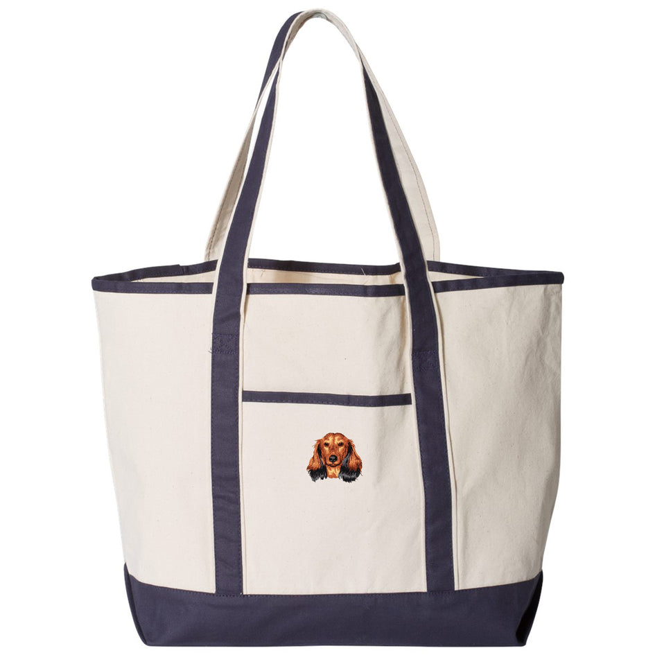 Dachshund Embroidered Tote