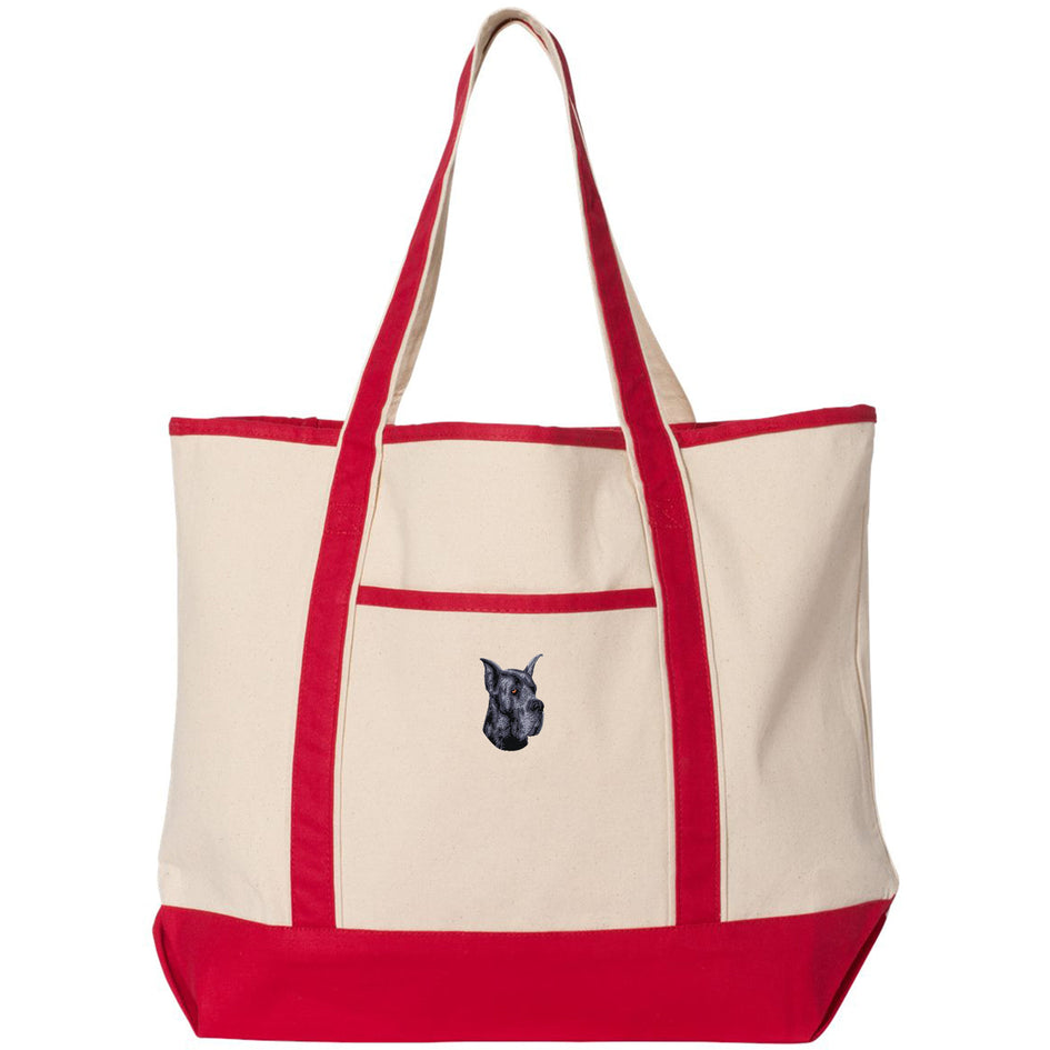 Great Dane Embroidered Tote