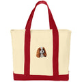 Cavalier King Charles Spaniel Embroidered Tote