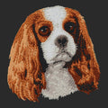 Cavalier King Charles Spaniel Embroidered Wearable Blanket