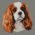 Cavalier King Charles Spaniel Embroidered Wearable Blanket