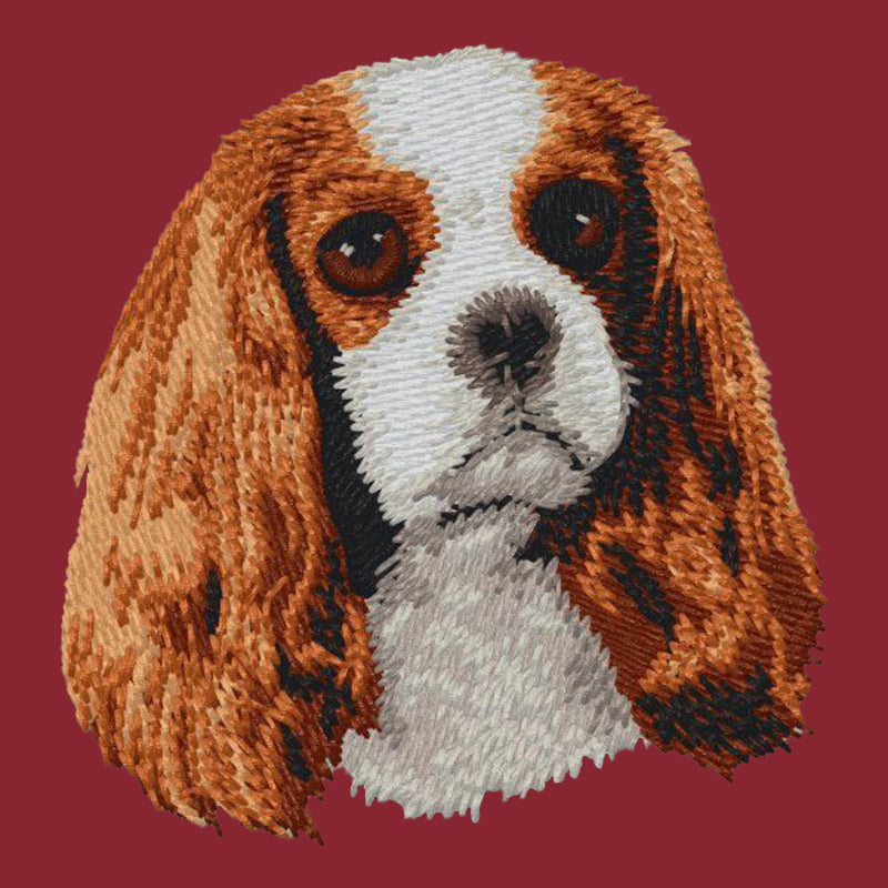 Cavalier King Charles Spaniel Embroidered Wearable Blanket
