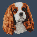 Cavalier King Charles Spaniel Embroidered Women's Denim Shirt