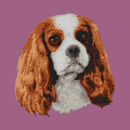 Cavalier King Charles Spaniel Embroidered Classic Long Sleeve Shirt