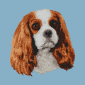 Cavalier King Charles Spaniel Embroidered Classic Long Sleeve Shirt