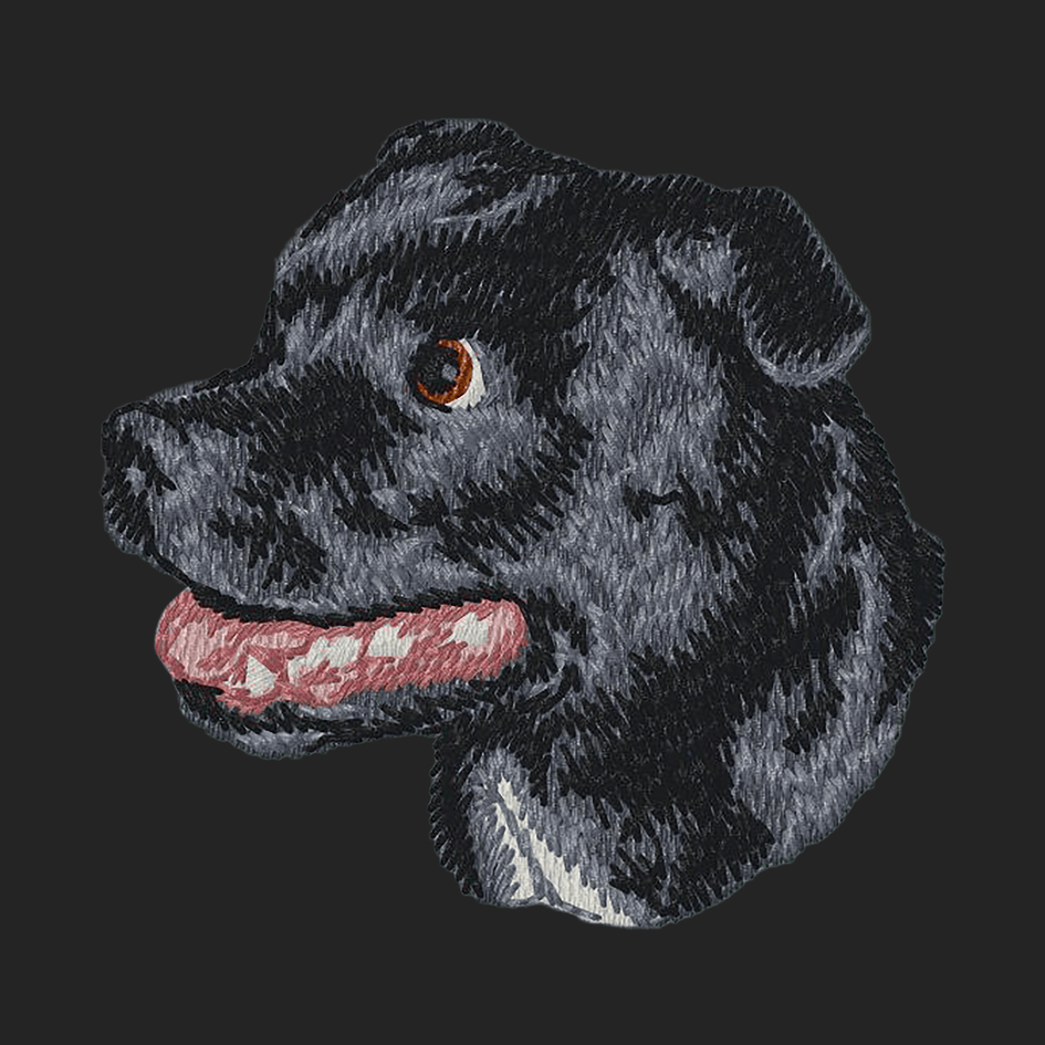 Staffordshire Bull Terrier Embroidered Sweatshirt Hoodie