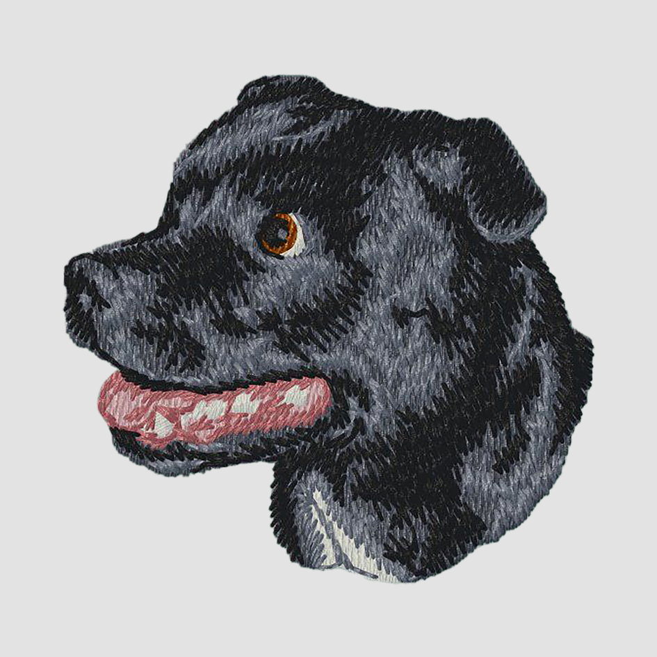 Staffordshire Bull Terrier Embroidered Classic Long Sleeve Shirt