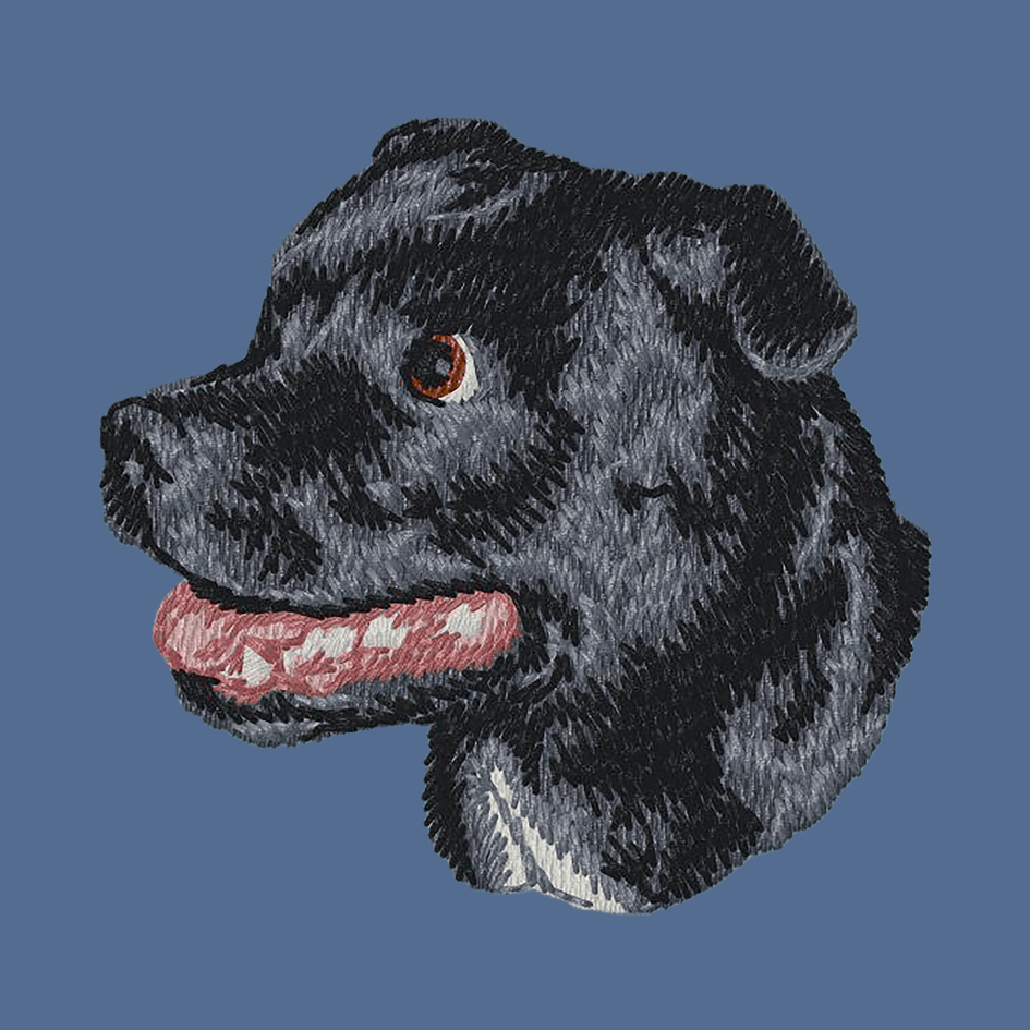 Staffordshire Bull Terrier Embroidered Baseball Cap