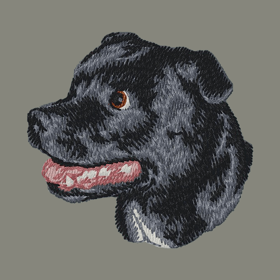Staffordshire Bull Terrier Embroidered Baseball Cap