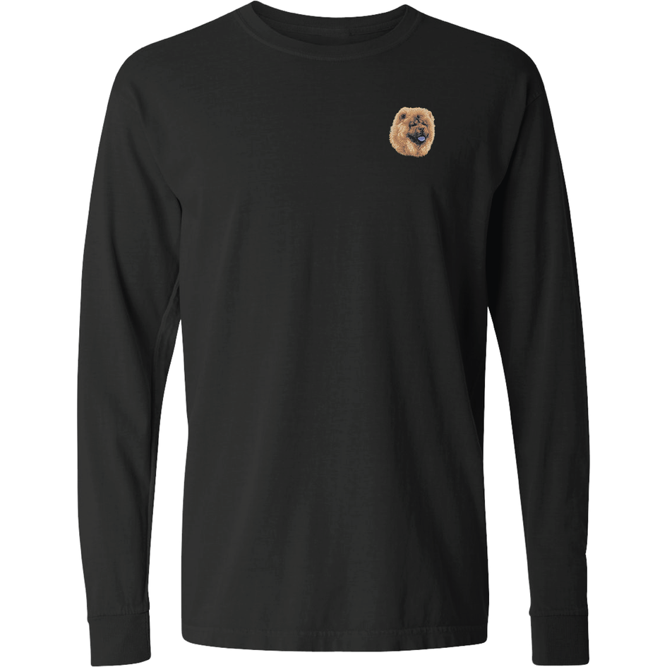 Chow Chow Embroidered Classic Long Sleeve Shirt