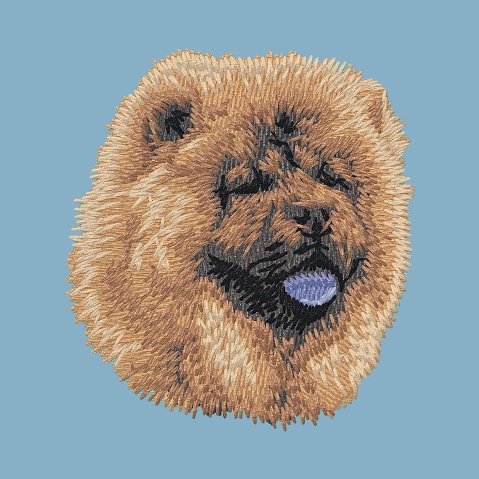Chow Chow Embroidered Classic Long Sleeve Shirt