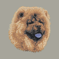 Chow Chow Embroidered Classic Long Sleeve Shirt