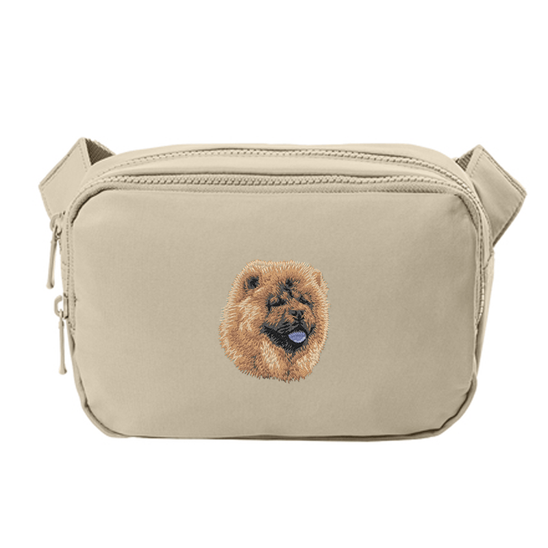 Chow Chow Embroidered Crossbody Bag