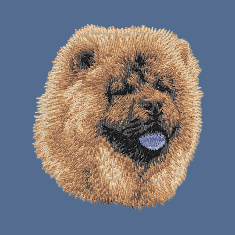 Chow Chow Embroidered Baseball Cap