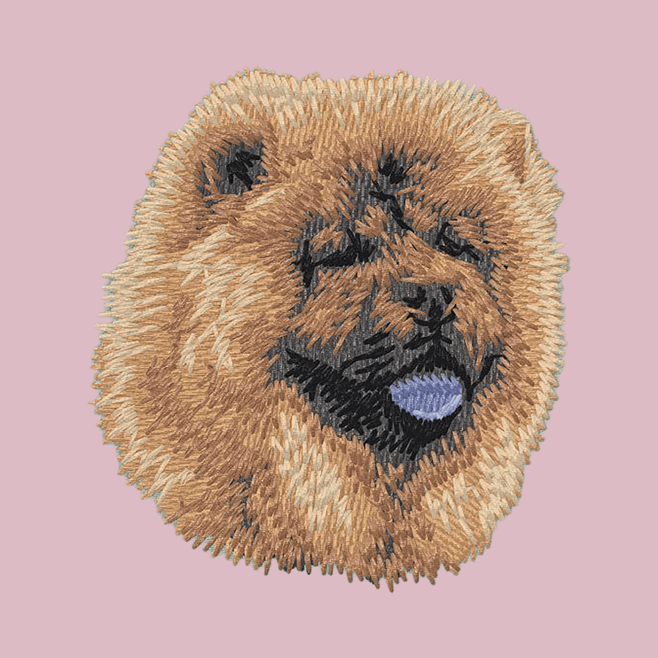 Chow Chow Embroidered Baseball Cap