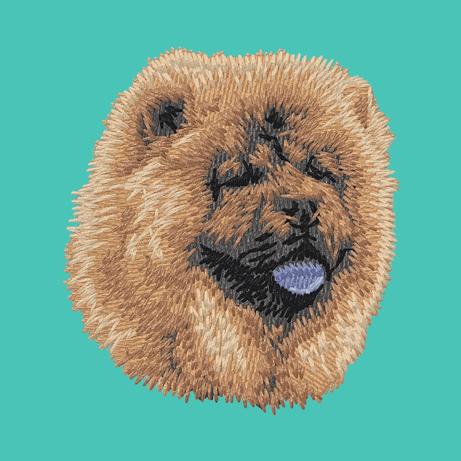Chow Chow Embroidered Baseball Cap