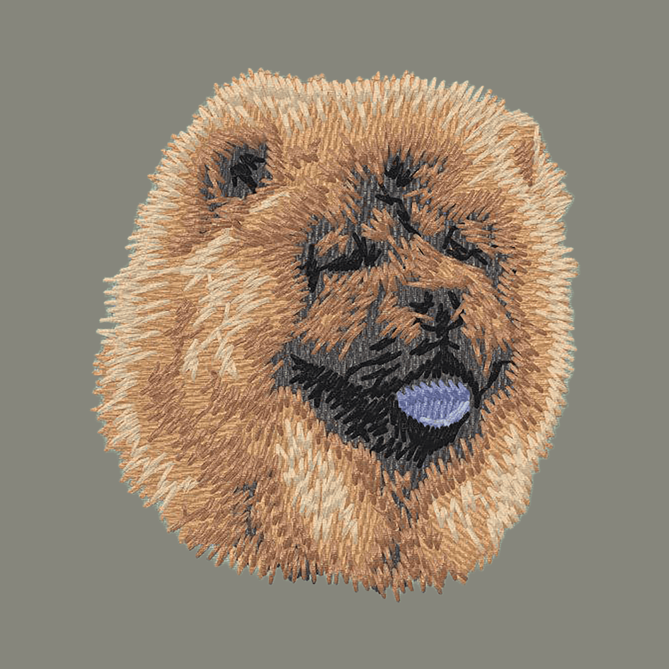 Chow Chow Embroidered Baseball Cap