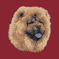 Chow Chow Embroidered Wearable Blanket