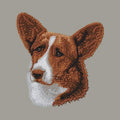 Cardigan Welsh Corgi Embroidered Sweatshirt Hoodie
