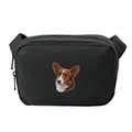 Cardigan Welsh Corgi Embroidered Crossbody Bag