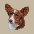 Cardigan Welsh Corgi Embroidered Crossbody Bag
