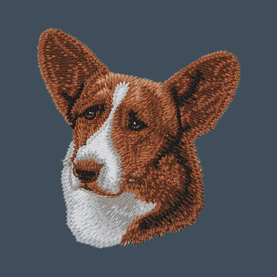Cardigan Welsh Corgi Embroidered Baseball Cap