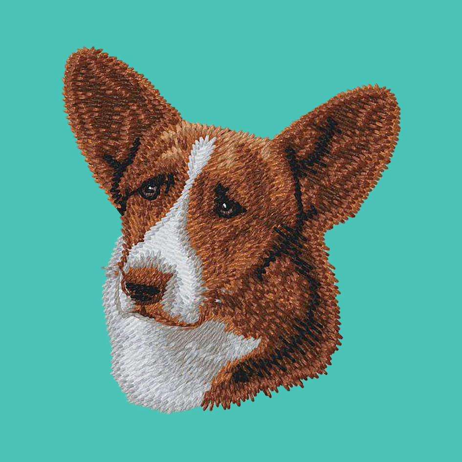 Cardigan Welsh Corgi Embroidered Baseball Cap