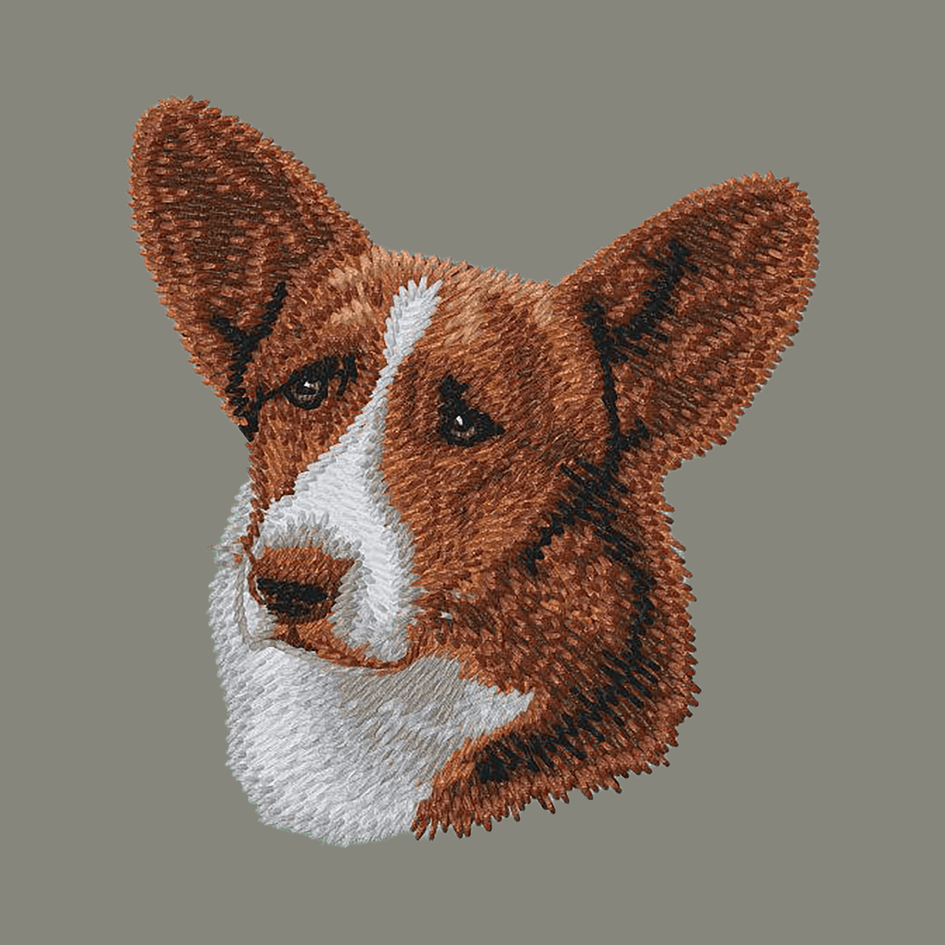 Cardigan Welsh Corgi Embroidered Baseball Cap