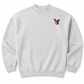 Cardigan Welsh Corgi Embroidered Mock Neck Sweatshirt