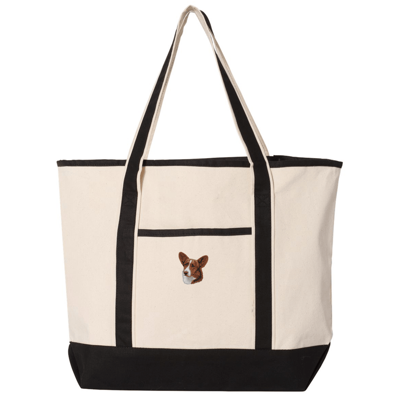 Cardigan Welsh Corgi Embroidered Tote