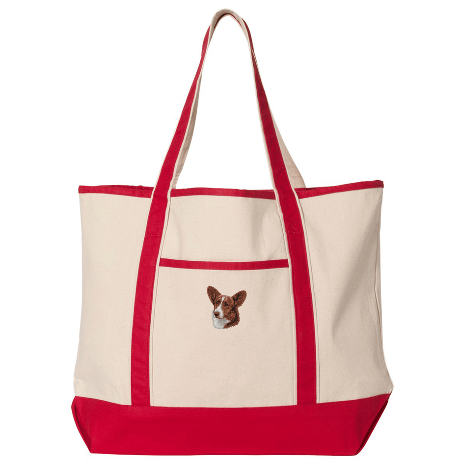 Cardigan Welsh Corgi Embroidered Tote