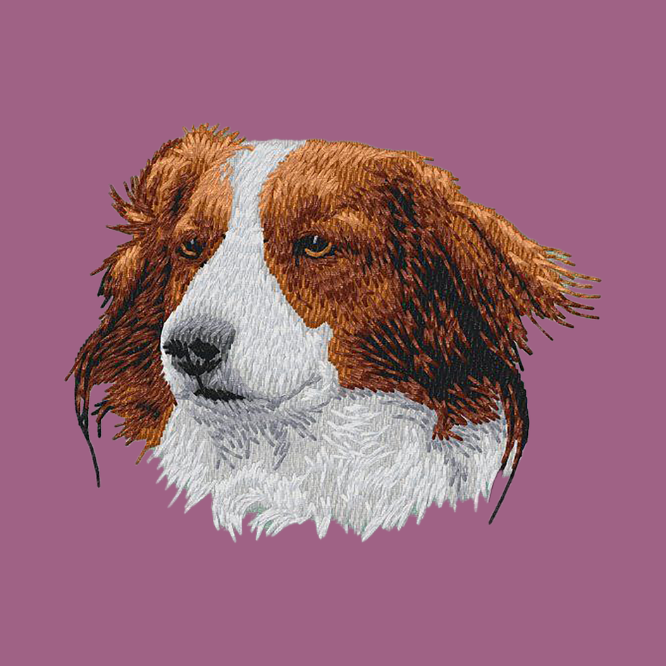 Nederlandse Kooikerhondje Embroidered Classic Long Sleeve Shirt
