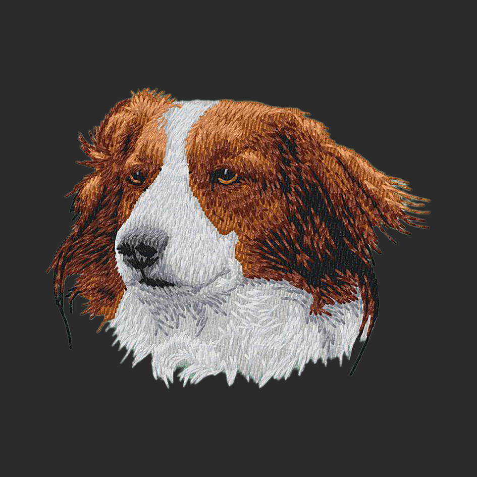 Nederlandse Kooikerhondje Embroidered Classic Long Sleeve Shirt