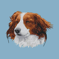 Nederlandse Kooikerhondje Embroidered Classic Long Sleeve Shirt