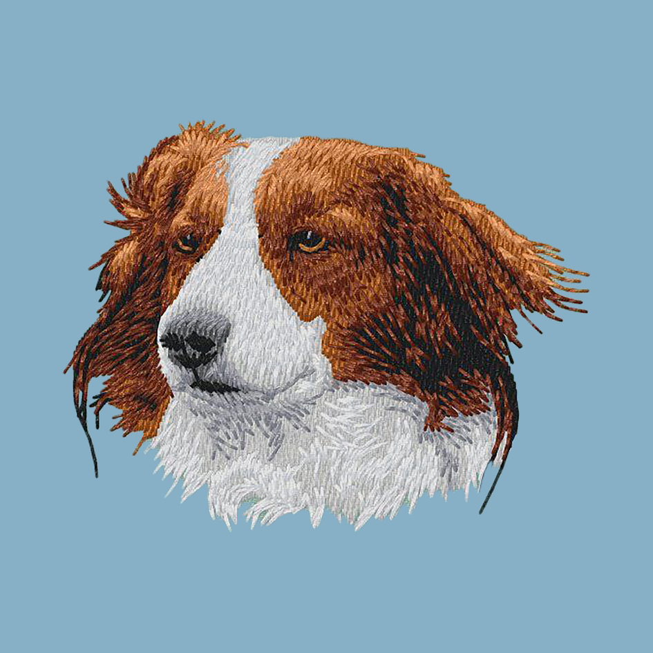 Nederlandse Kooikerhondje Embroidered Classic Long Sleeve Shirt