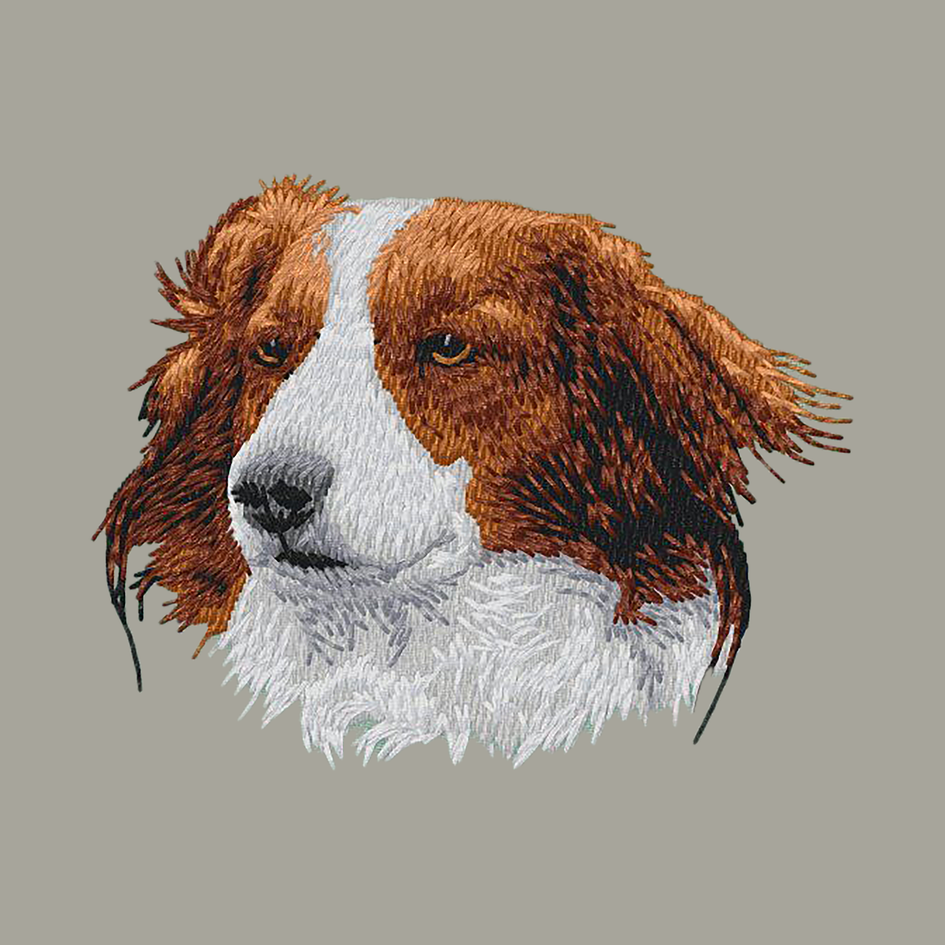 Nederlandse Kooikerhondje Embroidered Classic Long Sleeve Shirt