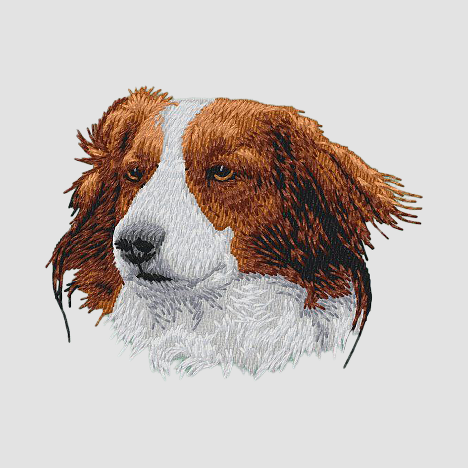 Nederlandse Kooikerhondje Embroidered Classic Long Sleeve Shirt
