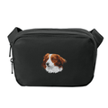 Nederlandse Kooikerhondje Embroidered Crossbody Bag