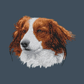 Nederlandse Kooikerhondje Embroidered Baseball Cap