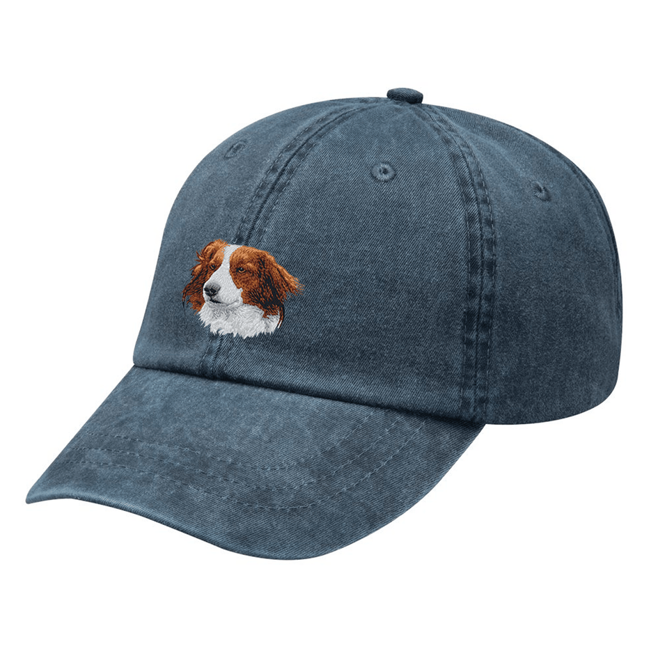 Nederlandse Kooikerhondje Embroidered Baseball Cap