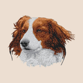 Nederlandse Kooikerhondje Embroidered Tote