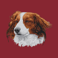 Nederlandse Kooikerhondje Embroidered Wearable Blanket
