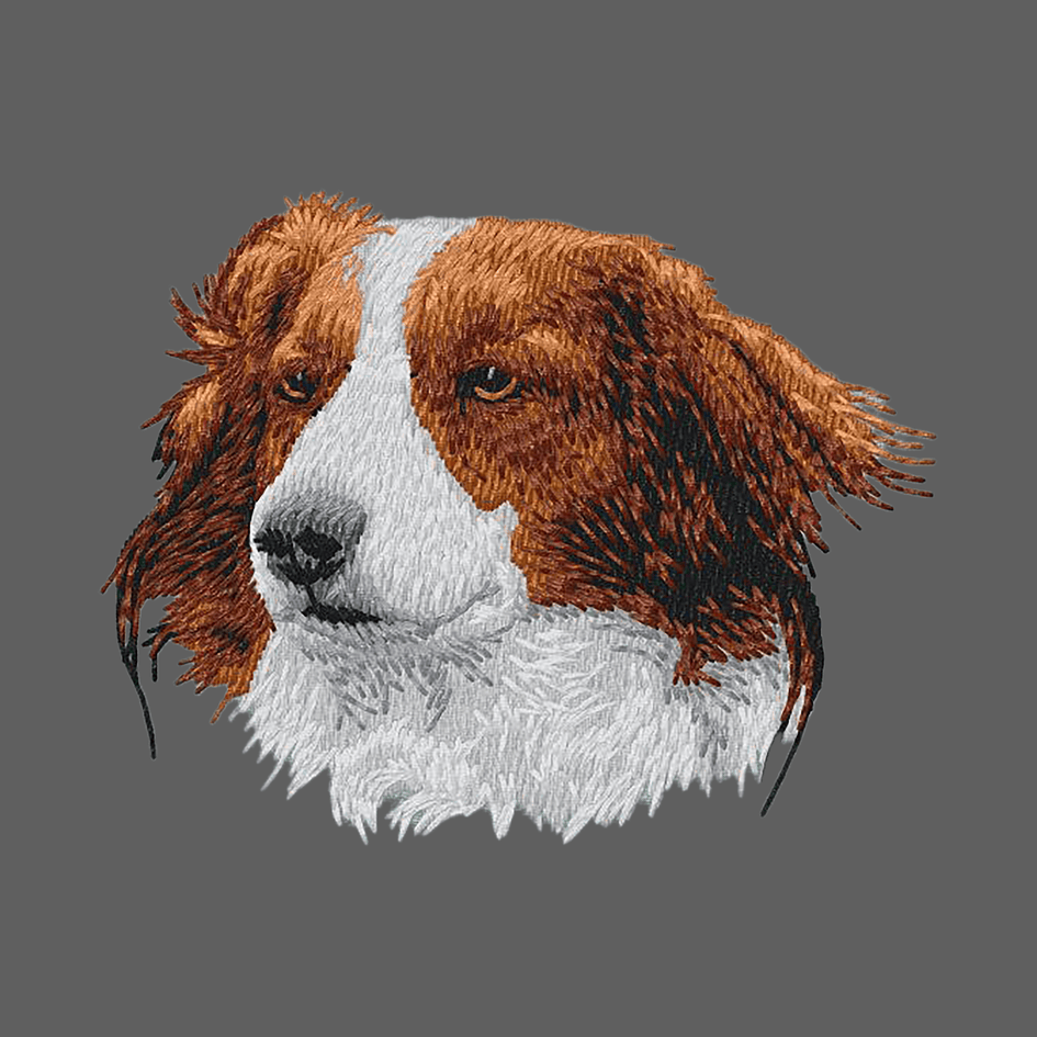 Nederlandse Kooikerhondje Embroidered Women's Fleece Jacket