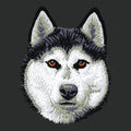 Siberian Husky Embroidered Crossbody Bag