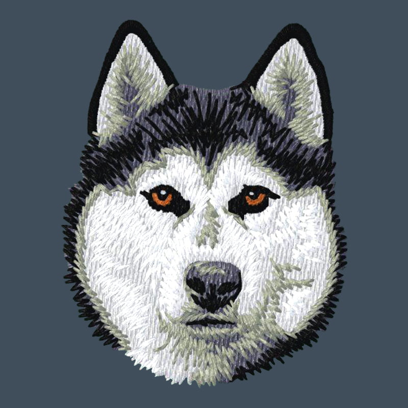 Siberian Husky Embroidered Baseball Cap