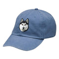 Siberian Husky Embroidered Baseball Cap